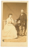 4999 - ARAD, family, Romania ( 10,7/6,3 cm ) - old CDV Photo