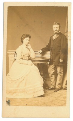 4999 - ARAD, family, Romania ( 10,7/6,3 cm ) - old CDV Photo foto