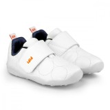 Pantofi Baieti Bibi Fisioflex 4.0 Albi Cu Clapeta 20 EU, Alb, BIBI Shoes