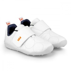 Pantofi Baieti Bibi Fisioflex 4.0 Albi Cu Clapeta 20 EU