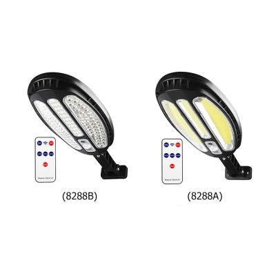 Lampa solara cu suport prindere 90W, doua modele SMD/COB foto