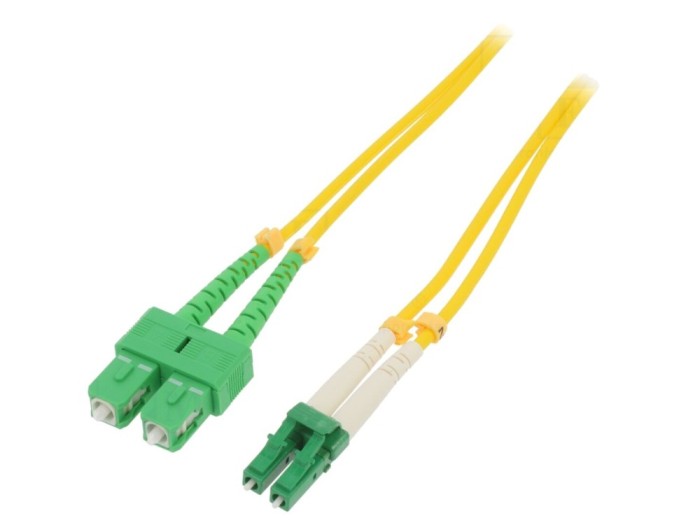 Patch Cord Fibră Optică LC/APC - SC/APC 2m