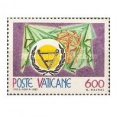 Vatican 1981 - Anul International al Persoanelor cu handicap, neuzata