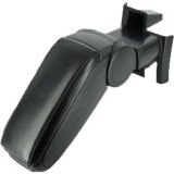 Cotiera Auto Dedicata Peugeot 307 (2001-2009) ALM, Negru, Piele Ecologica, Spatiu Depozitare Rabatabil