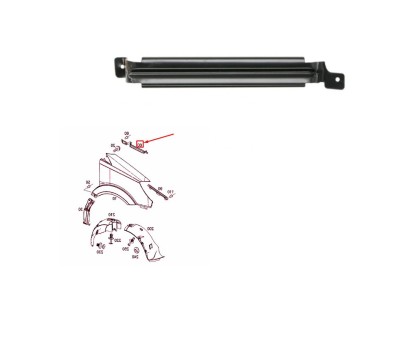 Suport aripa fata MERCEDES SPRINTER 209-524, 07.2006-10.2013, partea dreapta, superior, foto