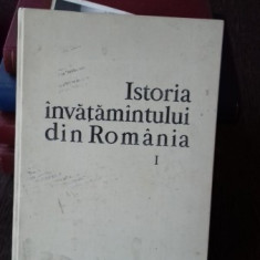 ISTORIA INVATAMANTULUI DIN ROMANIA (De La Origini Pana La 1821) - STEFAN PASCU VOL.1