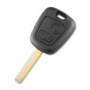 Carcasa cheie auto cu 2 butoane si lamela laser, compatibila Peugeot PE-126 AllCars, AutoLux