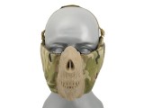 Masca Half Face Skull protectie urechi CS Multicam