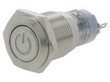 Comutator anti-vandalism SPDT, IP40, LED