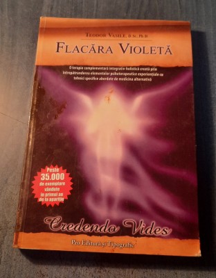 Flacara violet o terapie complementara integrativ holistica Teodor Vasile foto