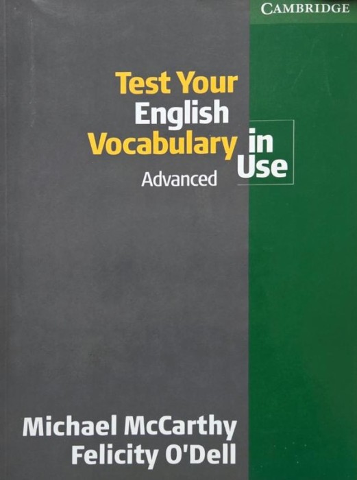 Test Your English Vocabulary in Use (Advanced) - Michael McCarthy, Felicity O&#039;Dell (cateva insemnari in creion)