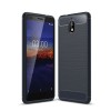 Husa TPU OEM Carbon pentru Nokia 3.1, Bleumarin