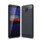 Husa TPU OEM Carbon pentru Nokia 3.1, Bleumarin