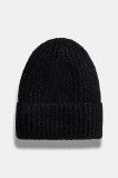 Answear Lab caciula culoarea negru, din tricot gros