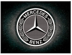 Magnet frigider sigla MERCEDES foto