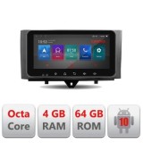 Navigatie Smart For Two 2010-2015 I-Smart10 4+64 ecran 10.33&quot; Android Waze USB Navigatie Internet Youtube Rad CarStore Technology
