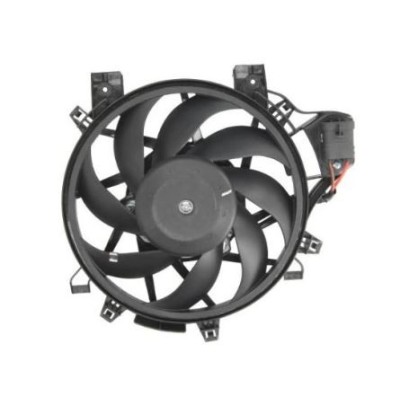 GMV radiator electroventilator Opel Combo C, 10.2001-2011, motor 1.7 DTI 16V 55kw, 1.7 DI 16V 48kw, diesel, cutie manuala, cu AC, 290 mm; 3 pini, cu foto