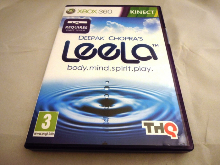 Deepak Chopra&#039;s Leela, XBOX360, original, Este necesar senzor Kinect