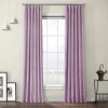Draperie din catifea cu rejansa din bumbac tip fagure, Madison, 150x210 cm, densitate 700 g/ml, Lavanda, 1 buc