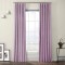 Draperie din catifea cu rejansa din bumbac tip fagure, Madison, 150x210 cm, densitate 700 g/ml, Lavanda, 1 buc