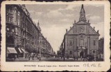 CP584N Budapest Kossuth Lajos utca carte poștală, circulată Gherla