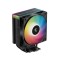 Cooler procesor deepcool ag400 argb v2 negru marime heatsink 120x92x150mm un ventilator argb viteza ventilator