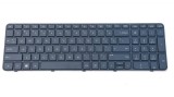 Tastatura Laptop, HP, Pavilion G7-2000, G7-2100, G7-2200, G7-2300, G7-2400, 697477-001, 699146-001, cu rama, layout US