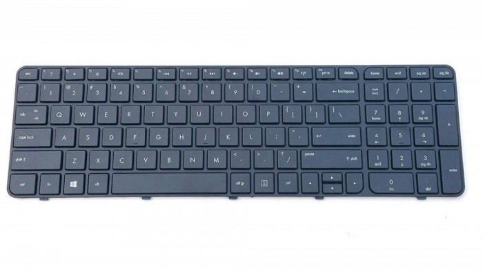 Tastatura Laptop, HP, Pavilion G7-2000, G7-2100, G7-2200, G7-2300, G7-2400, 697477-001, 699146-001, cu rama, layout US