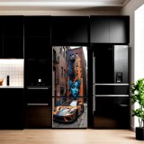 Folie imprimata color pentru decor Frigider, dimensiune 200 x 90cm, model: AVX-FR01, AVEX