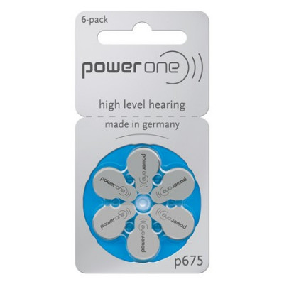 BATERII AUDITIVE POWER ONE P675 6B VARTA foto
