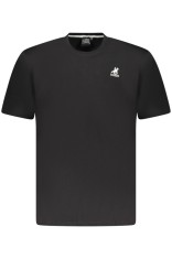U.S. Grand POLO Tricou barbati simplu din bumbac cu logo brodat, negru (Marime: foto