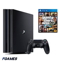 Consola Sony Playstation 4 Pro Ps4 1tb + Controller + Gta 5 PlayStation 4, Second-Hand