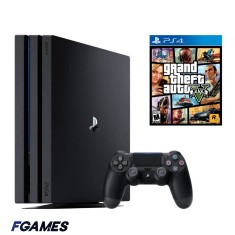 Consola Sony Playstation 4 Pro Ps4 1tb + Controller + Gta 5 PlayStation 4, Second-Hand