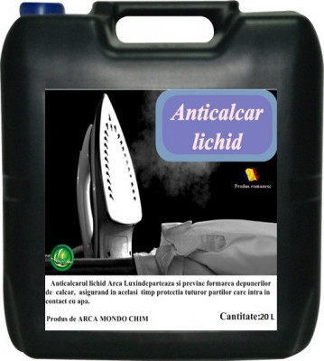 Anticalcar lichid Arca Lux, Bidon 20L foto