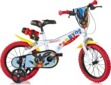 Bicicleta pentru copii 14 inch Bing, cu roti ajutatoare si doua frane