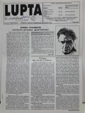 CIORAN - revista &bdquo;LUPTA&rdquo; dela Paris, despre moartea filosofului &icirc;n 1995