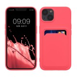 Husa Kwmobile pentru Apple iPhone 13, Roz, Silicon, KWM000013RD011C, Carcasa