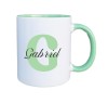 Cana maner verde personalizata prenume Gabriel, INOVATIX&reg;. 330ml, Oem