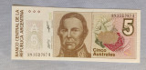 Argentina - 5 Australes ND (1985-1989) s787A