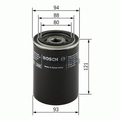 Filtru ulei OPEL FRONTERA A Sport (5_SUD2) (1992 - 1998) BOSCH 0 986 452 064