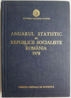 Anuarul statistic al Republicii Socialiste Romania foto