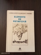 Constantin Radulescu Motru - Elemente de metafizica foto