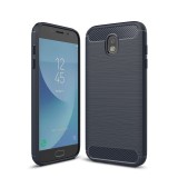 Husa SAMSUNG Galaxy J3 2017 - Carbon (Bleumarin) Forcell, Plastic, Carcasa