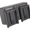 Nikon EN-EL18 EN-EL4 LP-E4 BA-T10 BA-T20 MH-26 &Icirc;ncărcător dublu de baterii / baterii - Patona