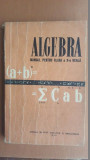 Algebra. Manual pentru clasa a X-a reala- Iacob Crisan, Al.Pop
