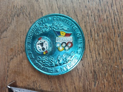 PLACHETA FILATELIE: EXPOZITIA FILATELICA OMAGIALA - OLIMPIADA &amp;#039;76 , MONTREAL foto
