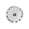 Set 4 capace roti Cu Inel Cromat Trend R16 Compatibil Cu Renault, Autohelix MSA