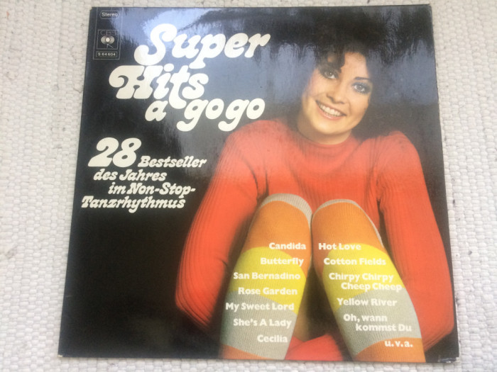 super hits a go go orchester bedford king disc vinyl lp muzica pop CBS 1971 VG+