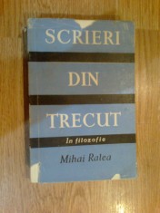 n2 MIHAI RALEA -SCRIERI DIN TRECUT,IN FILOZOFIE 2 doar supracoperta deteriorata