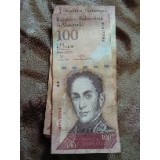 Venezuela 100 bolivares 2011, 2012 VF